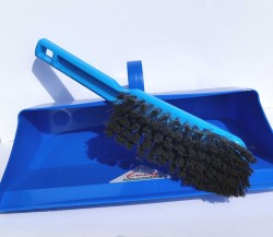 Dust pan and Brush Blue